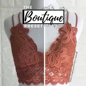 Preset for boutique clothing
